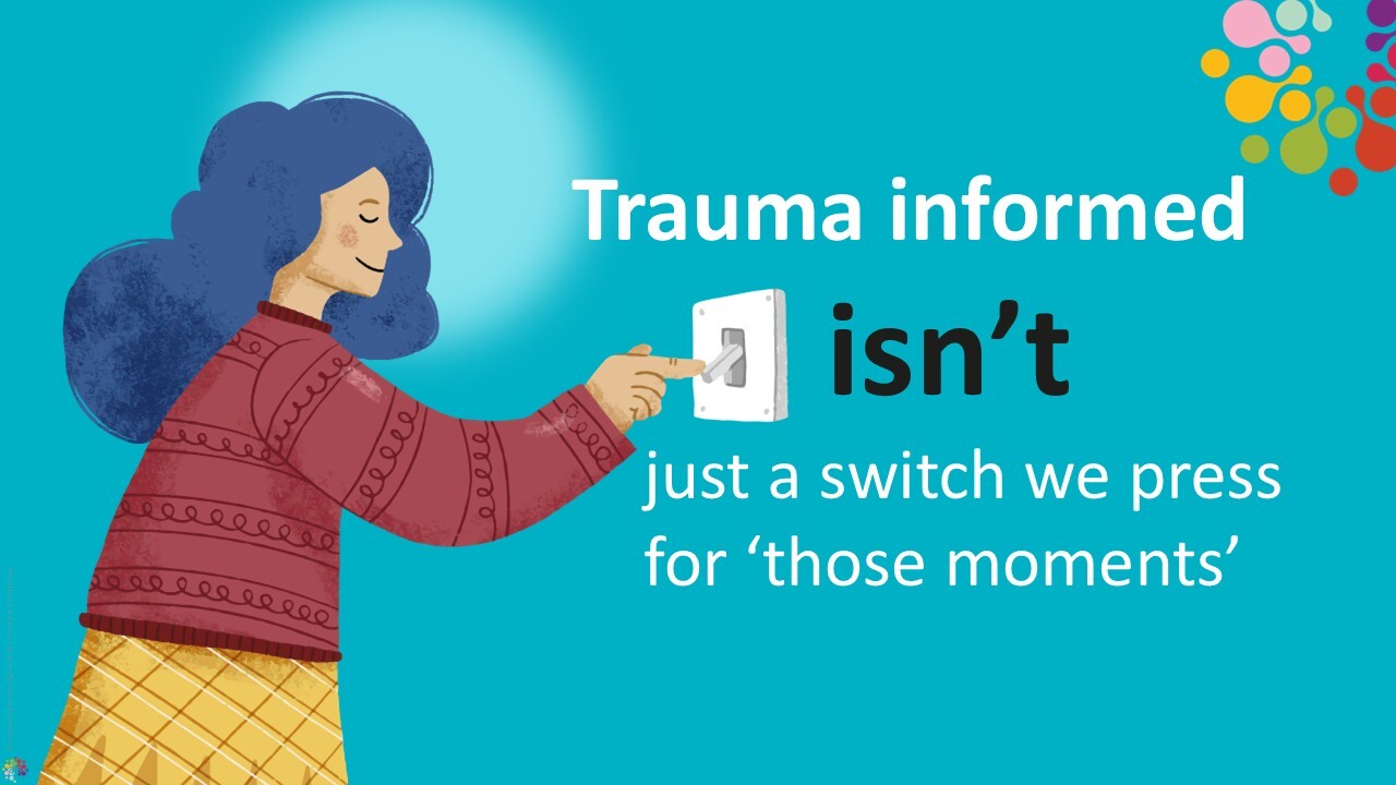 What does a trauma-informed family hub look like? From environment to practice.
