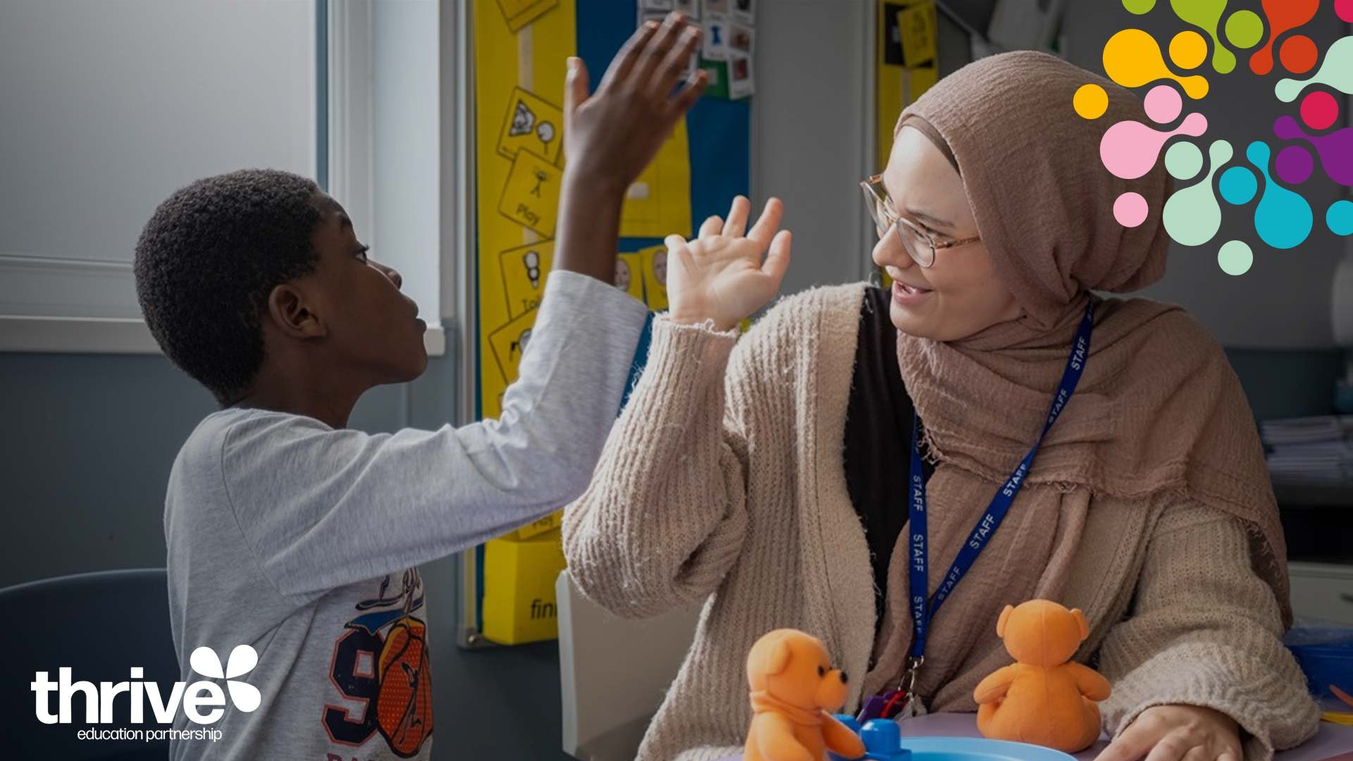 Innovating minds works in partnerships with Thrive Education Partnership